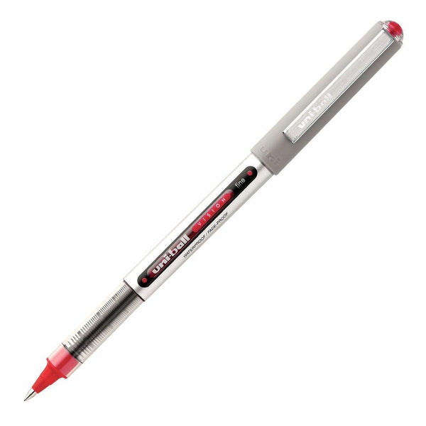 Uniball UniVision Rollerball Pen 0.7mm Fine Red