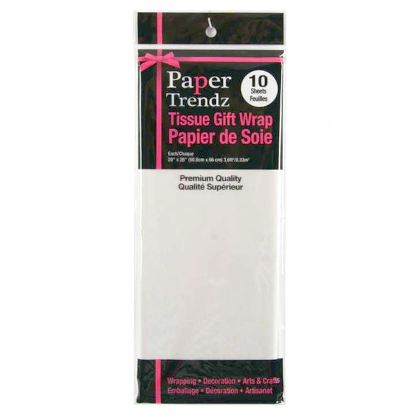 Paper Trendz Tissue Paper 10pk - White