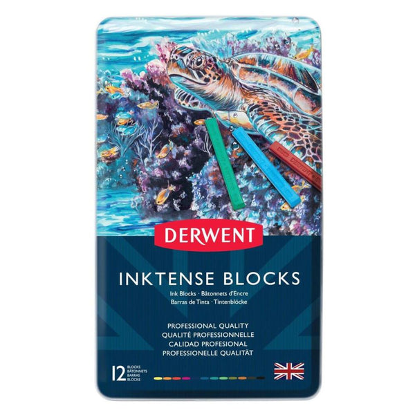 Derwent Inktense Blocks 12 Tin Set
