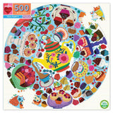 Midoco.ca: eeBoo 500pc Round Puzzle - Tea Party