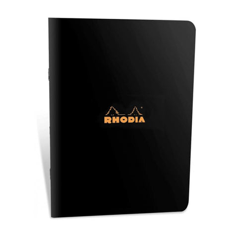 Rhodia A5 Side-Stapled Dotgrid Notebook - Black