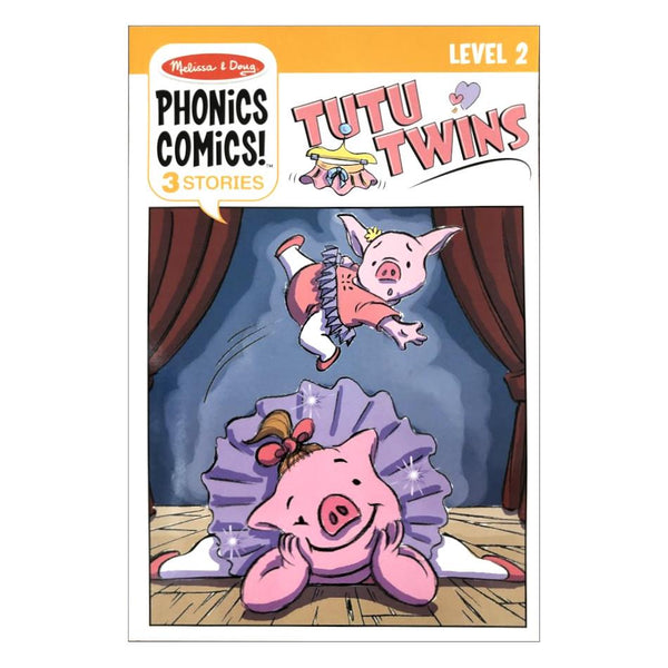 Melissa & Doug Phonics Comics! Level 2: Tutu Twins