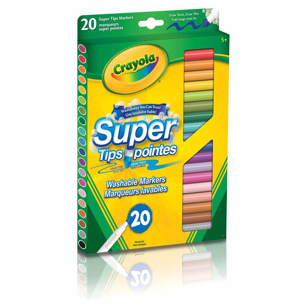 Crayola Washable Markers - Super Tip 20pk
