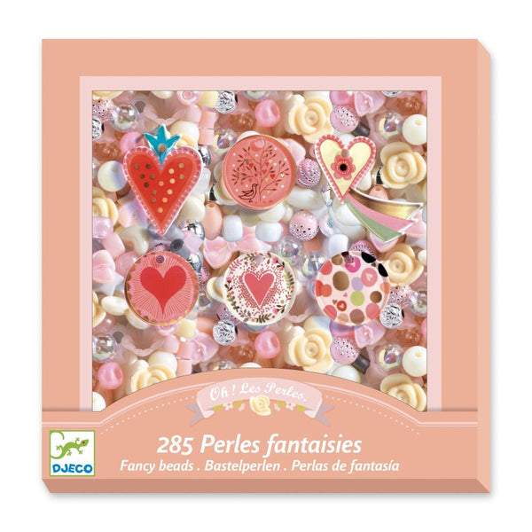 Djeco Oh! Les Perles Fancy Bead Kit - Hearts