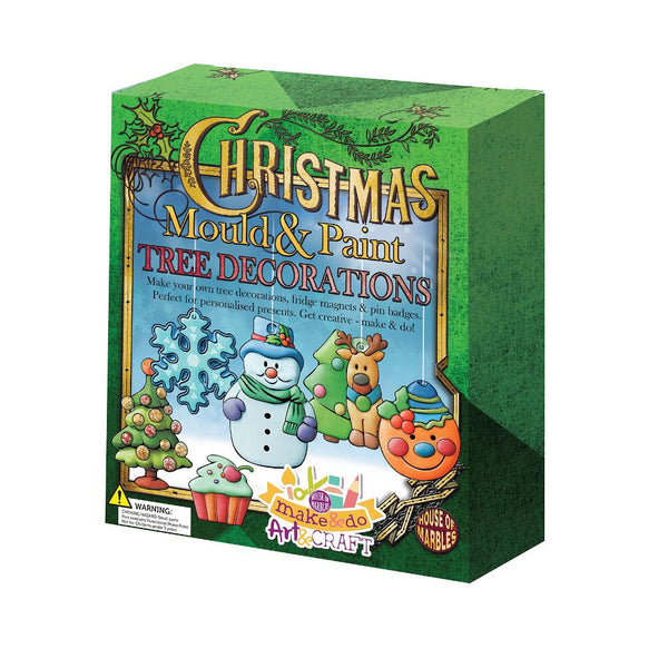 midoco.ca: House Of Marbles Mould & Paint Christmas Decoration Kit