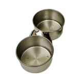 Art Alternatives Clip-On Stainless Steel Palette Twin Cups