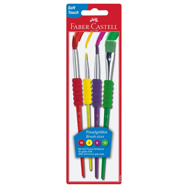 Faber-Castell Soft Touch Brushes - Set of 4