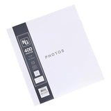 Kiera Grace 400-Pocket Photo Album - White