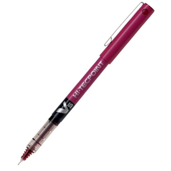 Pilot Hi-Tecpoint Pen Extra Fine 0.5mm Dark Red