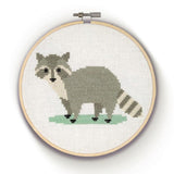 Crafty Kit Co. Cross Stitch Kit - Raccoon