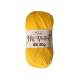 King Cole Big Value DK Yarn - Yellow