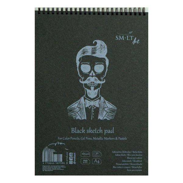 SM-LT Art Authentic Black Sketch Pad, A4