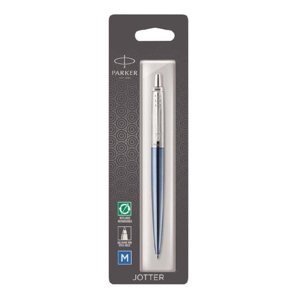 Parker Jotter Ballpoint Pen, Waterloo Blue