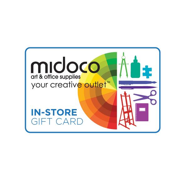 midoco.ca: Midoco IN-STORE Gift Card – Midoco Art & Office Supplies