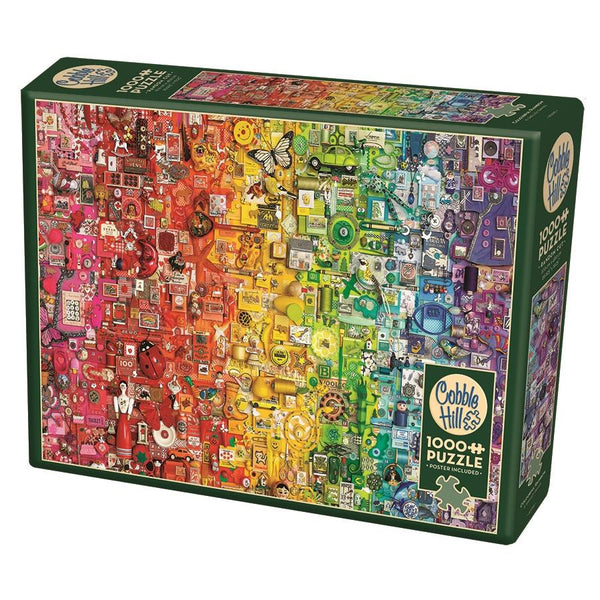 Cobble Hill Puzzle 1000pc - Colourful Rainbow
