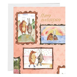 Halfpenny Postage Anniversary Greeting Card, Critter Photos