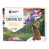 Studiostone Creative Soapstone Carving Kit - Wolf