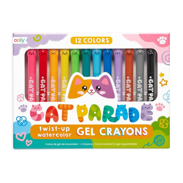 Ooly Cat Parade Gel Crayons 12pk