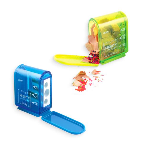 Ooly Mighty 3-Hole Pencil Sharpener - Assorted Colours