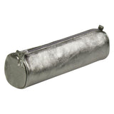 Clairefontaine Leather Pencil Case, Iridescent Deep Grey