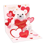 Midoco.ca: Pop-up Valentine Bear Hearts Card