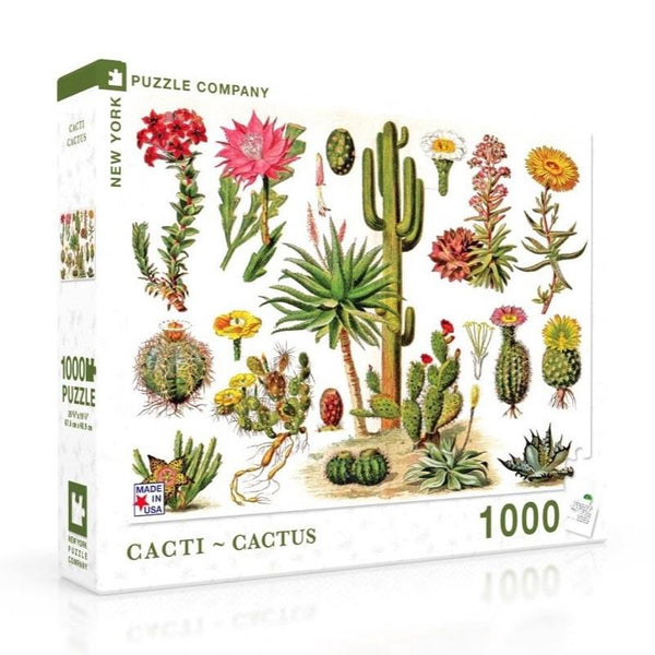 New York Puzzle 1000pc Vintage Cacti