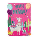 Ling Design Greeting Card, Birthday Llama