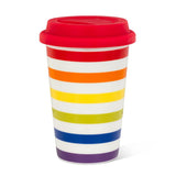 Abbott Travel Mug with Silicone Lid - Rainbow
