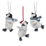 Abbott Hanging Ornament - Skating Penguin (Assorted)