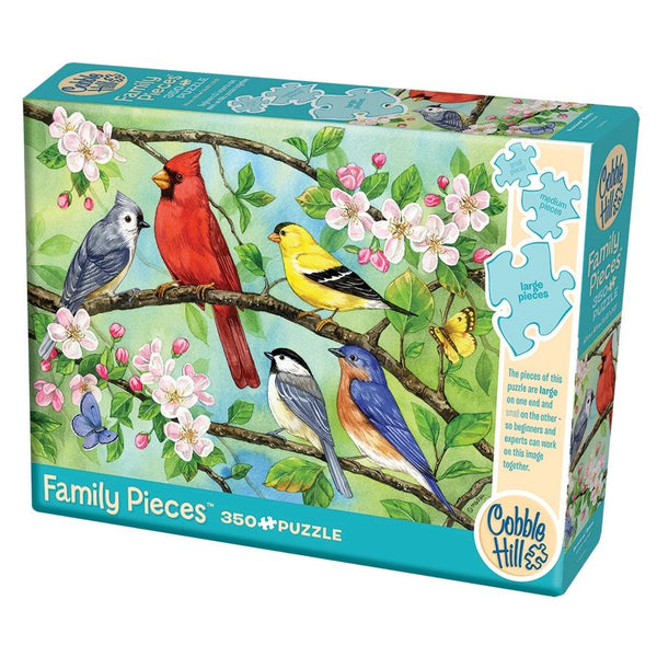 Cobble Hill Puzzle 350pc Bloomin' Birds Family
