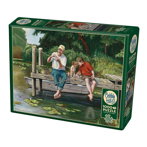 Cobble Hill Puzzle 1000pc - Fishing On the Dock