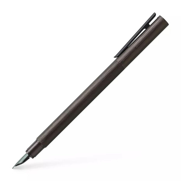 Faber-Castell Neo Slim Fountain Pen, Aluminum Gunmetal, Fine