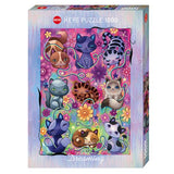 Heye Puzzle 1000pc Dreaming, Kitty Cats