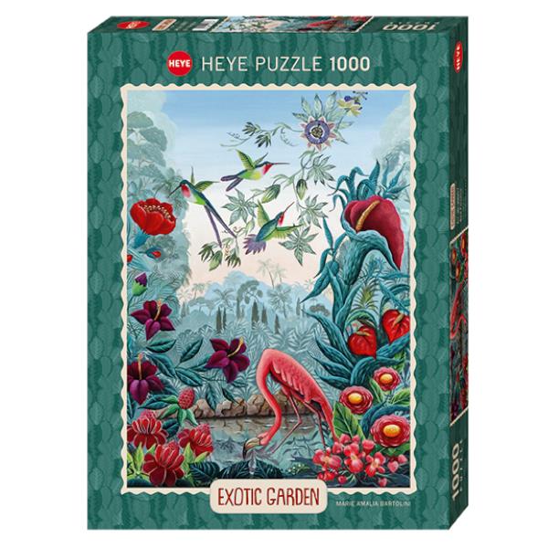 Heye Puzzle 1000pc Exotic Garden, Bird Paradise