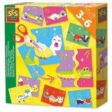 SES Creative Learn To Use Scissors – Animal Puzzle Crafting Set