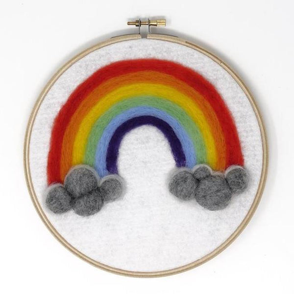 Crafty Kit Co. Needle Felting Kit - Rainbow of Hope