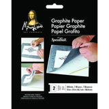 Mona Lisa Graphite Paper 2pk, 18" x 24" White