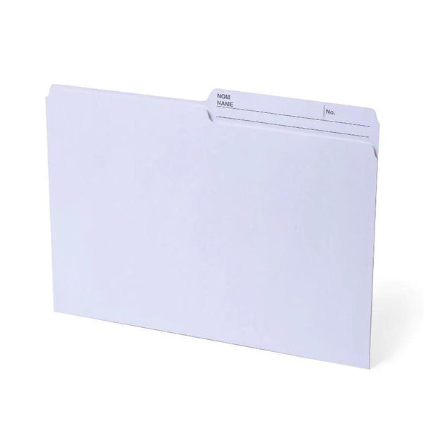 Continental File Folders Letter Size 10bx Ivory White