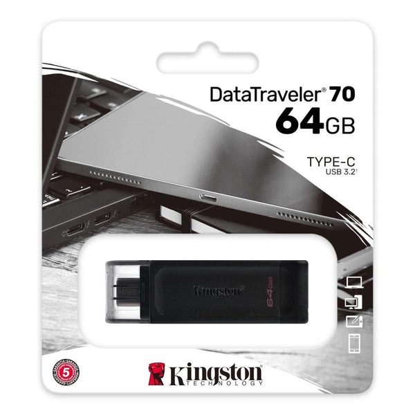 Kingston DataTraveler 70 USB-C Flash Drive 64GB