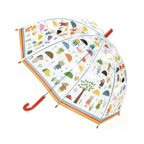 Djeco Kid's Umbrella - Animals Under the Rain (Ì)