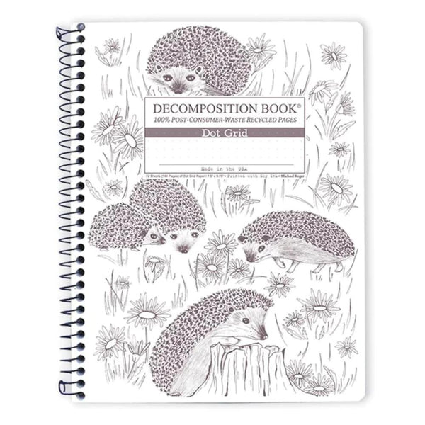 Dotgrid Coilbound Decomposition Notebook - Hedgehogs