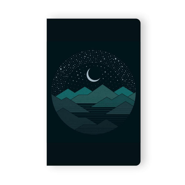 Denik Lined Layflat Notebook - Between the Mountains & the Stars