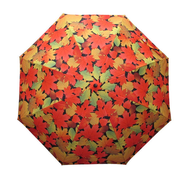 Oscardo Folding Umbrella - Fall Leaves