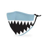 Weddingstar 3-Ply Kid's Reusable Face Mask - Shark Teeth