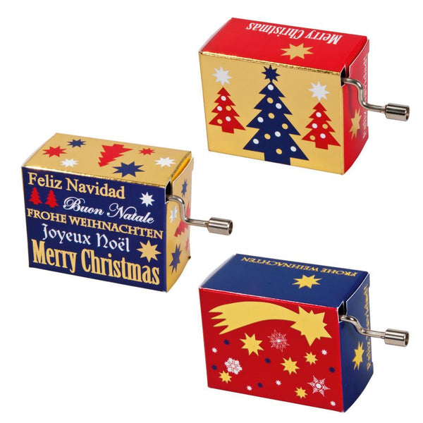 Fridolin Christmas Golden Tunes Music Boxes - Assorted Styles