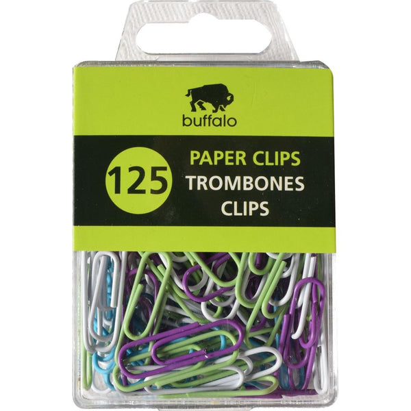 Vinyl-Covered Paperclips 125pk 