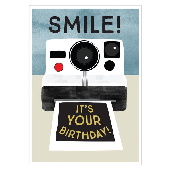 Birthday Greeting Card, Smile Birthday Card