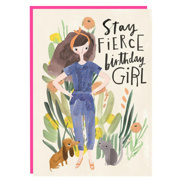 Midoco.ca: Stay Fierce Birthday Girl Card