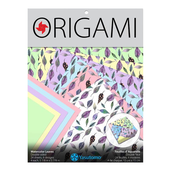 Yasutomo Fold 'ems Origami Paper - Watercolour Leaves