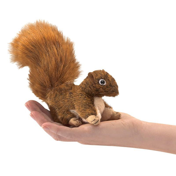 Folkmanis Finger Puppet - Mini Red Squirrel